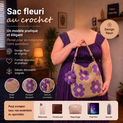 Sac avec fleurs