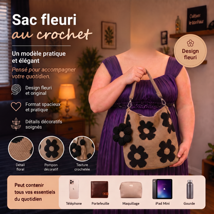 Sac avec fleurs